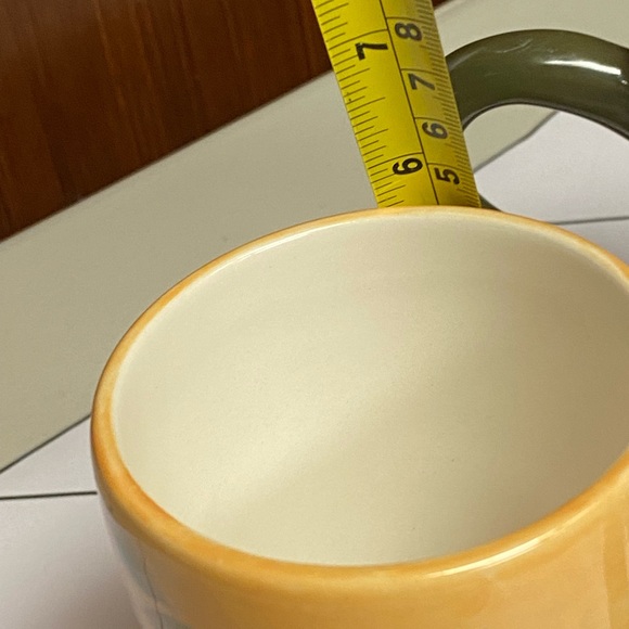 Home Interiors Rare Sonoma Villa pattern Ceramic Latte Mugs - Picture 5 of 15